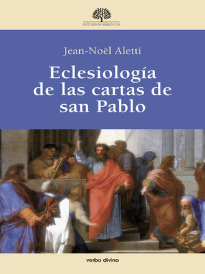 cover image of Eclesiología de las cartas de san Pablo